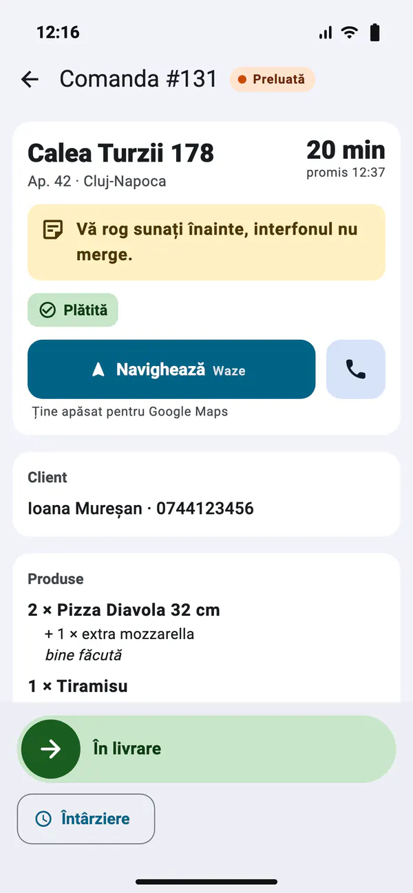 O glisare, nu două atingeri